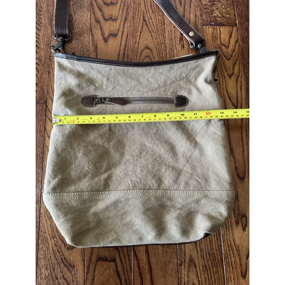 Myra Bag Technicolor‎ Cotton Rug Shoulder Bag Purse Bohemian Western Cowhide